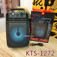 ลำโพง บลูทูธ KTS-1272 wireless speakerลำโพง เสียบไมโครโฟนได้ KARAOKE