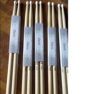 ⊙*BNS Music *  Original DAVIS drumstick with white tip 7A &amp; 5A Maple Wood Natural Finish | Drumstick