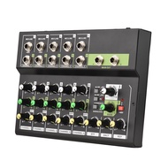 [New Arrival]10 Channel Mixing Console Digital Audio Mixer Stereo Mic/Line Mixer with Reverb &amp; 48V Phantom Power for Recording DJ Network Live Broadcast Karaoke