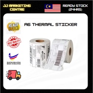 A6 Thermal Label Sticker Printer Paper Roll/Stack 350’s and 500’s
