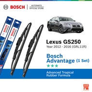 Bosch Advantage U Hook Wiper Set for Lexus GS250 GRL11R (26"/18")