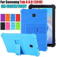 For Samsung Galaxy Tab A (2018) SM-T387W SM-T387V 8.0inch Tablet Case Shockproof Soft Silicon Cover 