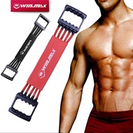 WINMAX Chest Expander Home Gym อุปกรณ์ฟิตเนส 5 ท่อยางถอดได้ Multi-function Hand Gripper แถบความต้านท
