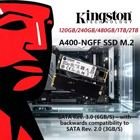 Kingston A400-NGFF M.2 2280 SATA SSD 120G-2TB Internal Hard Disk Laptop Desktop PC Storage Drive