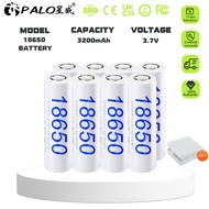 PALO 3.7V 18650 Battery(65*18)MM 3200mAh Rechargeable  Li-Ion (Lithium-Ion)