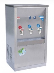 ตู้ทำน้ำเย็น -น้ำร้อน ต่อท่อประปา MAXCOOL แม็คคูล MCH-3PW น้ำเย็น 2 ก๊อก น้ำร้อน 1(แผงความร้...