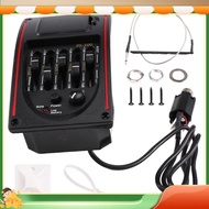 ethe5-Band Tone Controls EQ Equalizer Tuner PS-500 5-Band Acoustic Guitar EQ Preamp Equalizer Pickup