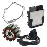 Motorcycle Voltage Regulator Rectifier+Magneto Stator Coil +Engine Cover Gasket For Yamaha FZ1 FZ8 N