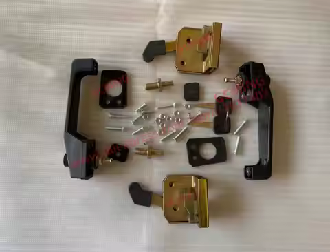 Cabin's door lock and handle, FOTON / FT Tractor Parts, 45-65HP tractors' cabins
