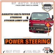 DAIHATSU DELTA DV57 DV58 DV99 DV119 POWER STEERING STICKER LORRY LORI 1TON 3TON EF AUTO PARTS