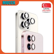 🔥SG Stock｜iPhone 14/15/16/17 Pro/PM Lens Protector｜CD Pattern｜9H Anti-Fingerprint｜7 Colors