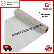 Goldensea Wire Mesh Strainer SS316 400 Stainless Steel (1m Width)