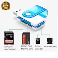 Card Reader 4 Slot Card Reader Multi 4in1 Slot
