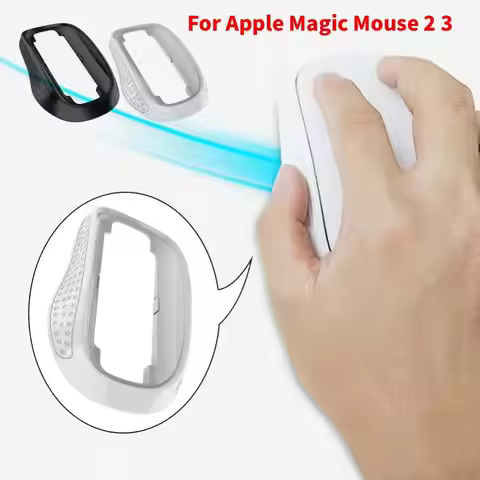 Ergonomic Cover For Apple Magic Mouse 2 3 Hard Case Mouse Base Pad Palm Rest Elevated Anti-slip Mous