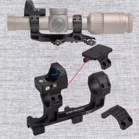 Tactical GEISSELE SUPER PERCISION AR15 Scope Mount 25.4mm 30mm Rings With ROF-45/90 For RM Red Dot S