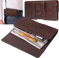 Niaoszhex Universal Mobile Phone Case, Leather Case with Belt Clip, Horizontal Belt Bag for: iPhone