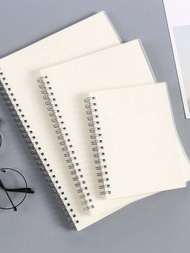 1 Pack, 1pc/2pcs/3pcs Thick B5 Notebook, A5 Blank Notepad For High School/College Students, Blank Mi