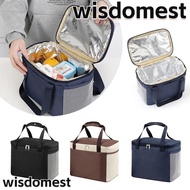 WISDOMEST Insulated Lunch Bag Reusable Travel Adult Kids Lunch Box