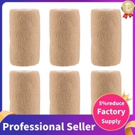 6 Packs  Self Adhesive Cohesive Bandage, 10X450cm, Self Adherent Wrap, Non Woven Bandage Wrap