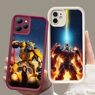HK-8 Transformers BumbleBee Casing HP For iPhone 16 14 15 Plus Pro Max