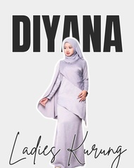 Diyana Baju Kurung Modern Raya 2026 | Baju Kurung Perempuan | Baju Kurung Wanita