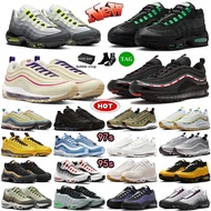 ADLB Designer Shoes 95s 97s Running Shoes Platform Trainers Triple Black White Blue Cork Metallic Si