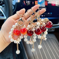 Pearl String Cherry Keychain Fashion Acrylic20251101