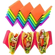 arge Tray Plates Holds Up to 3 or 2 Tacos Each, PP Health Material Very Hard and Sturdy, Dishwasher 