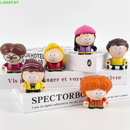 LANAFAY 6Pcs/Set South Park Figure Toy, Kenny McCormick Lovely Design South Park Anime Figure, Stan 