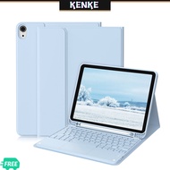 KENKE keyboard cover Magic touch keyboard With pencil slot High quality, great touch for ipad 10.9 inch iPad Air 5th gen ipad Air 4 （2020/2021/2022）detachable keyboard