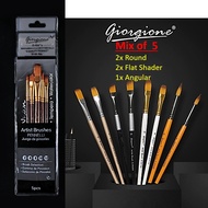 Giorgione Artist Nylon Brush Professional Paint Brushes Set for Acrylic Number Painting Oil Watercol