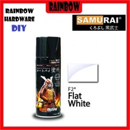 SAMURAI F2# AEROSOL SPRAY PAINT FLAT WHITE - 400ML (SABAH DAN SARAWAK TIDAK BOLEH POST)