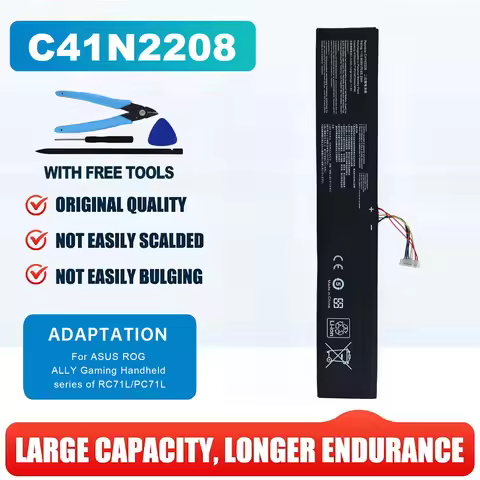 C41N2208 New Battery Compatible with ASUS ROG Ally PC71L RC71L Gaming Handheld Series With Free Tool