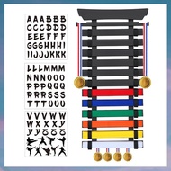 [hotkeystore.] Martial Arts Belt Display Rack Stand 12 Belts Karate, Bamboo Wood, Medal Hangers-Taek