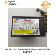 【USED】  ACBEL PC7016 POWER 660 610W PSU | ATX | POWER SUPPLY
