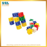 USL Linking Cubes (100pcs) - Manipulative & Mathematics Cubes | Linking Blocks for Children | Educat