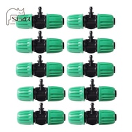 10 Pcs Barbed Tee 1/2 Inch Tubing (1/2Inch ID) 16mm to 1/4 Inch Irrigation Tube Anti-Drop Fitting (F