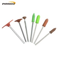 PHYHOO 7PCS Rubber Polishing Wheel with Handle Jewelry Polishing Tool for Polishing Jewelry