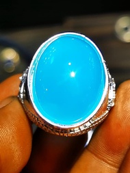 Batu akik bacan bluish green super jumbo