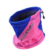 【野YAKYU】流線剪接造型護頸套 - 藍/粉紅