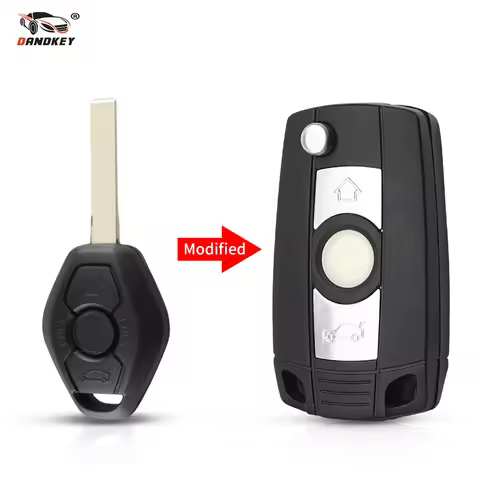 Dandkey Modified Flip Remote Key Shell For BMW 1 3 5 6 7 Series E53 E81 E63 E64 E38 E83 E36 X3 X5 HU