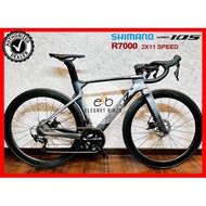 AEROZ WINDPRO TWITTER R10 SHIMANO 105 R7000 CARBON FRAME DISC BRAKE RB ROAD BIKE BICYCLE AERO ALCOTT CAMP JAVA