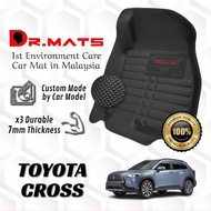 DR.MATS DIAMOND / CLASSIC 5D Toyota Cross 2022 Carpet Car Floor Mat PU Leather Car Floor Mat Anti Sl