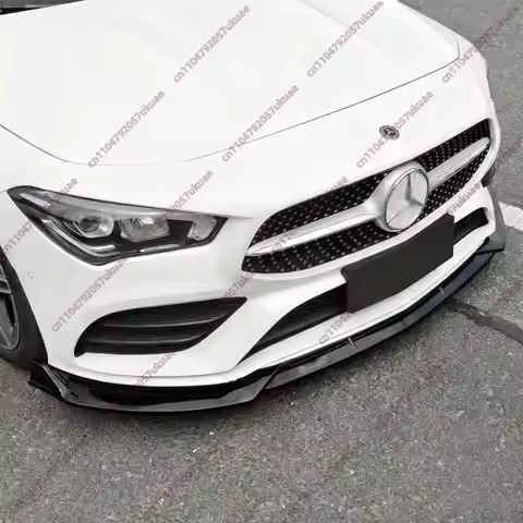 Front Bumper Lip For Mercedes Benz CLA Class C118 W118 X118 CLA180 200 220 250 CLA35 CLA45 AMG 2019-