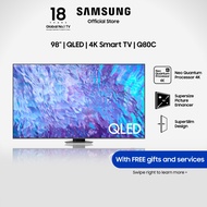 Samsung 98” QLED 4K Q80C Smart TV, 4 Ticks