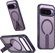 Magnetic Case Designed for Google Pixel 10 Pro XL Adjustable Stand Metal Kickstand Compatible with M