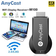 Original Anycast M100 4K Wireless WiFi Chrome cast Miracast DLNA Airplay TV Dongle HDMI- Compatible with Google Home &amp; Chrome