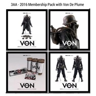 3AA - 2016 Membership Pack with Von De Plume