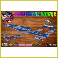 ♗ ❡ ➱ Suzuki Raider 150 MOTOGP Edition 2020 Carb Stock Decals (ORIG BLUE) w/ Freebies