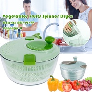 4L Salad Spinner Manual Salad Washer with Drain and Handle Salad Dryer with Vegetable Washing Basket SHOPQJC2169